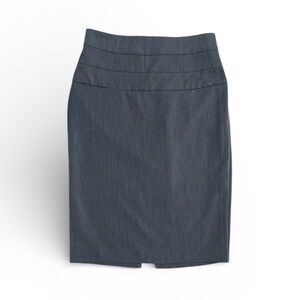 Venus Gray Pencil Skirt Tummy Control Stretch Business Casual Workwear S 6